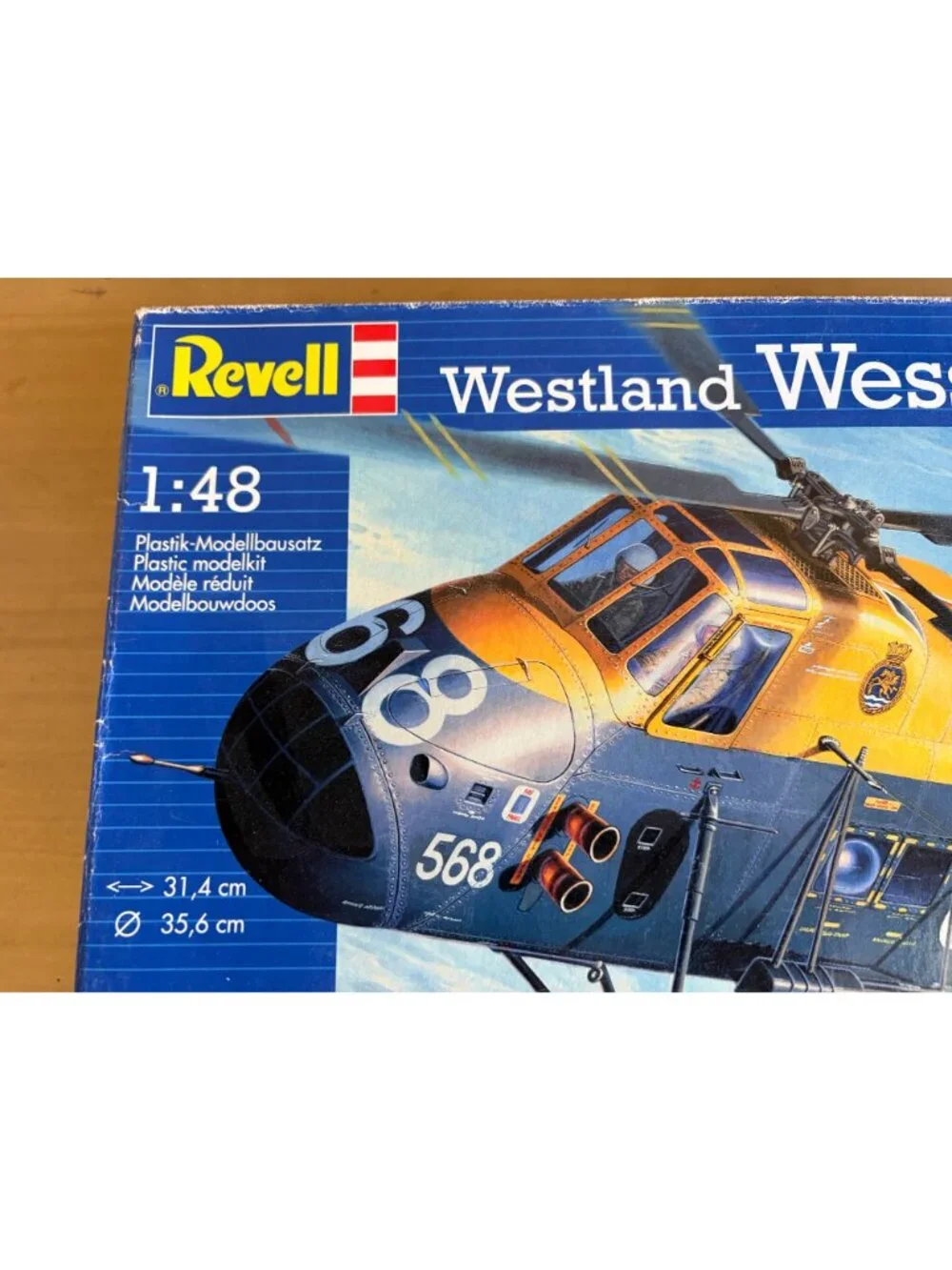 Revell 04898 Westland Wessex HAS Mk.3 1:48 Scale Royal Navy Helicopter Model Kit